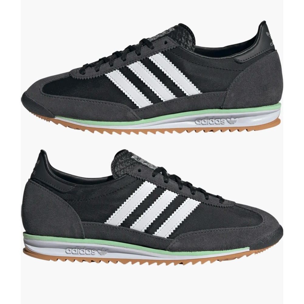 Adidas Black and White Retro Sneakers